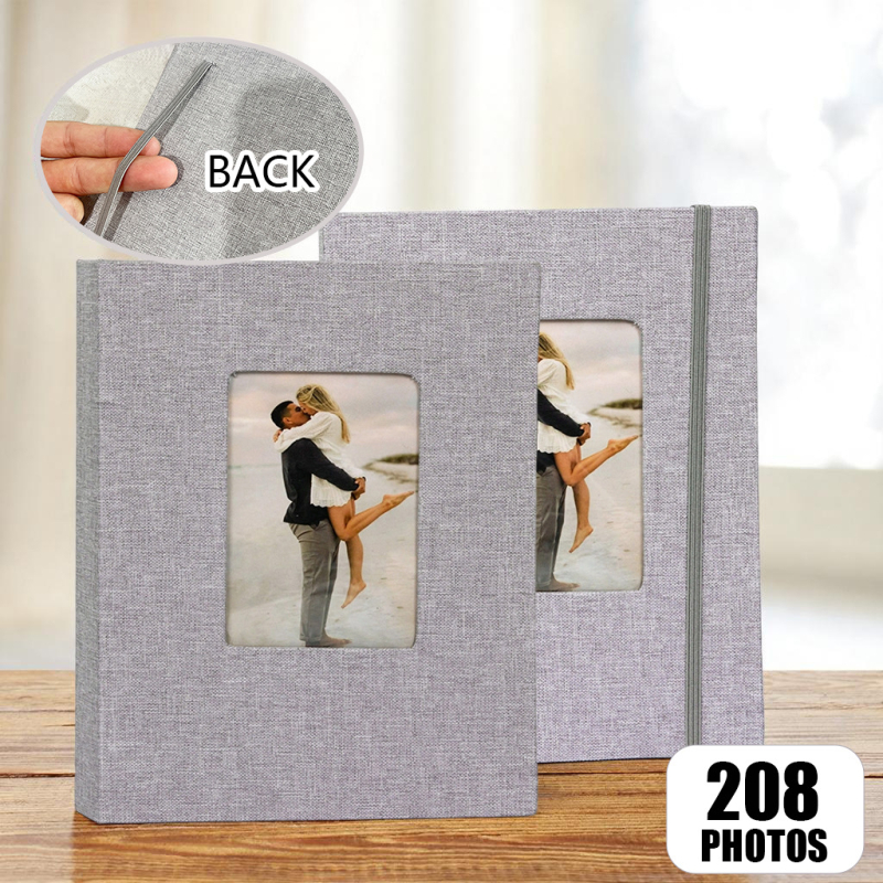 Polaroid fotoalbum s textilným obalom, 3-palcový, 26 vnútorných strán, lepiace viazanie