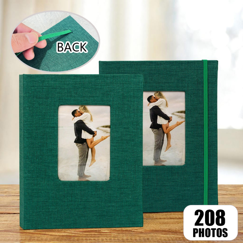 Polaroid fotoalbum s textilným obalom, 3-palcový, 26 vnútorných strán, lepiace viazanie