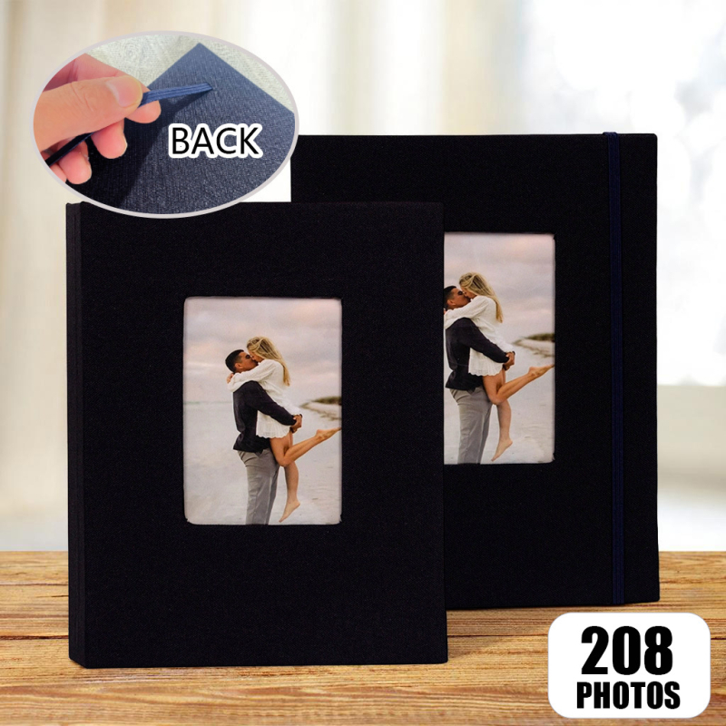 Polaroid fotoalbum s textilným obalom, 3-palcový, 26 vnútorných strán, lepiace viazanie