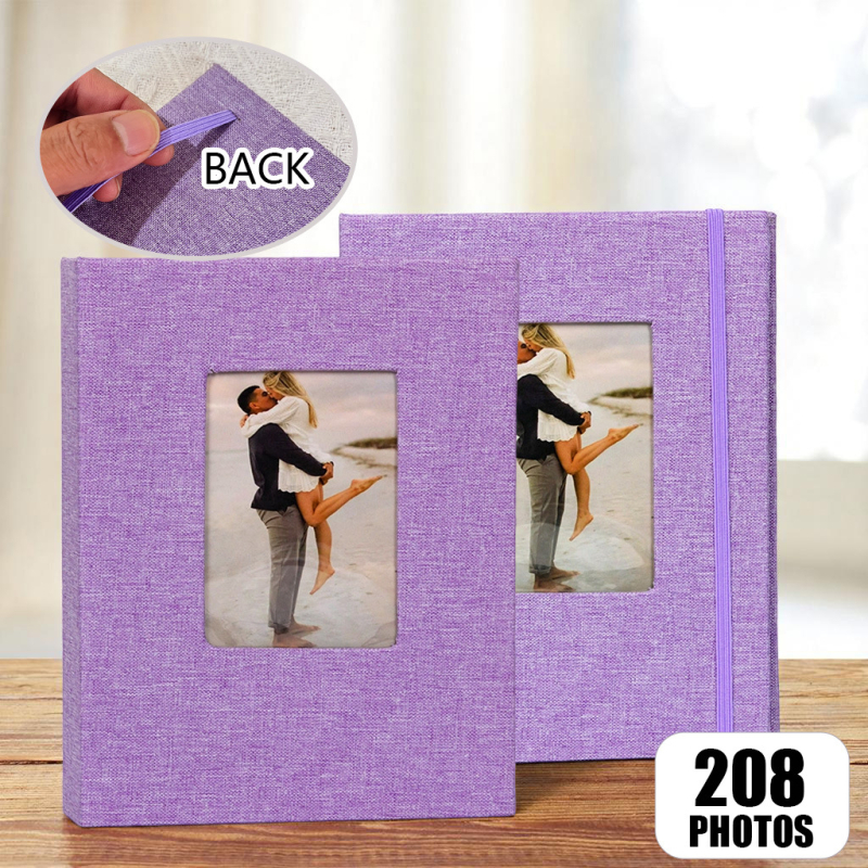 Polaroid fotoalbum s textilným obalom, 3-palcový, 26 vnútorných strán, lepiace viazanie