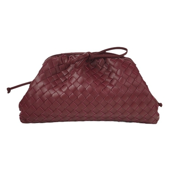 Velika Dumpling torba od PU kože, Cloud-Weave dizajn, velika kapaciteta, magnetska kopča