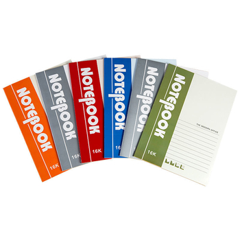 Notebook s mäkkým krytom, formáty B5 a A5, kancelársky zápisník, denník a plánovač