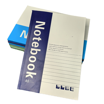 Notebook s mäkkým krytom, formáty B5 a A5, kancelársky zápisník, denník a plánovač