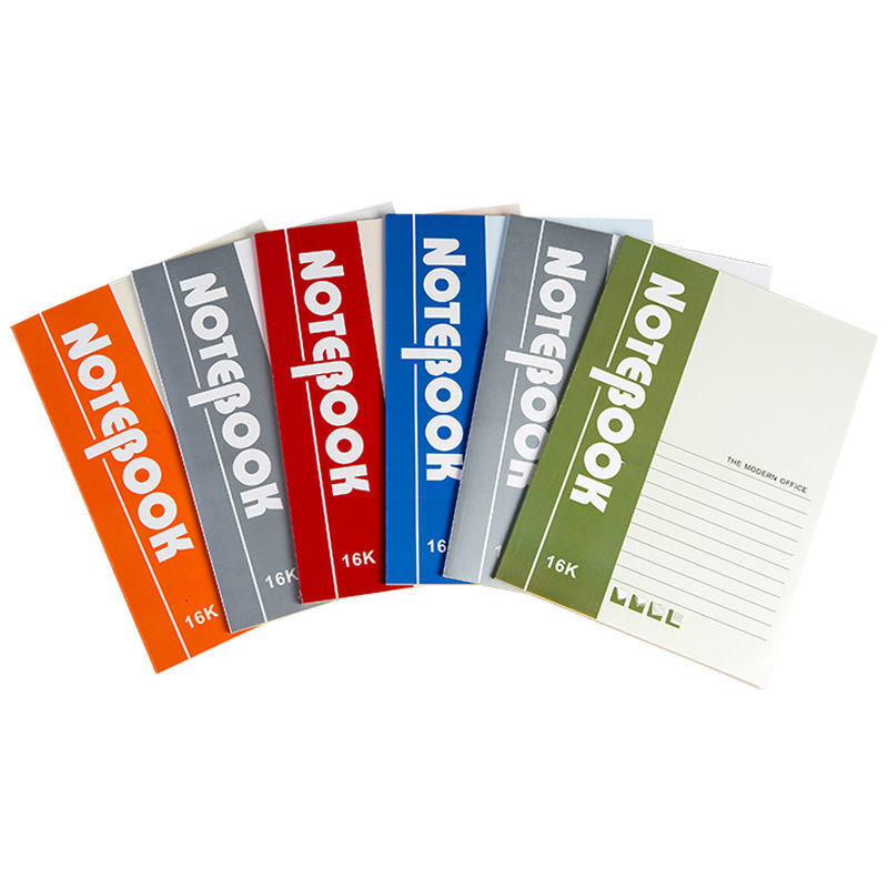 Notebook s mäkkým krytom, formáty B5 a A5, kancelársky zápisník, denník a plánovač