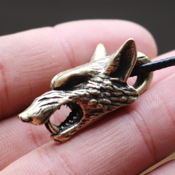 Privjesak od legure s glavom vuka Viking – nordijska mitologija, unisex ogrlica