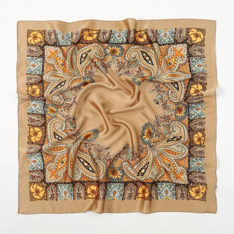 Paisley uzorak, mali kvadratni šal, vintage stil – modni dodatak za glavu i šal oko ramena