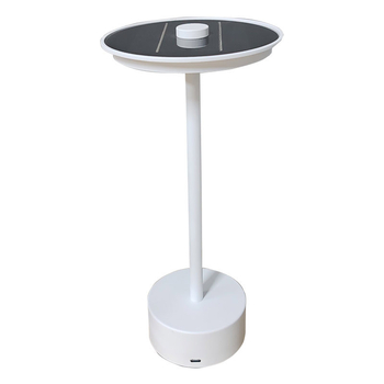Solárna stolná lampa s integrovanou batériou a USB nabíjaním, nočná lampička do spálne, jedálne a na vonkajšie použitie