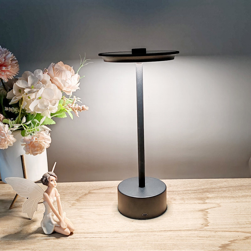 Solárna stolná lampa s integrovanou batériou a USB nabíjaním, nočná lampička do spálne, jedálne a na vonkajšie použitie