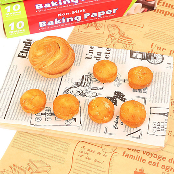 Pekárovací papier so silikónovým povrchom pre rúru, mikrovlnnú rúru a vzdušný fryer; papier na odsávanie oleja; ručne maľovaný dizajn; odolný voči vysokým teplotám