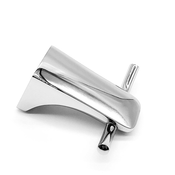 Nástenný set na toaletu do kúpeľne s chrómovým povrchom, päť dielov, inštalácia bez vŕtania.