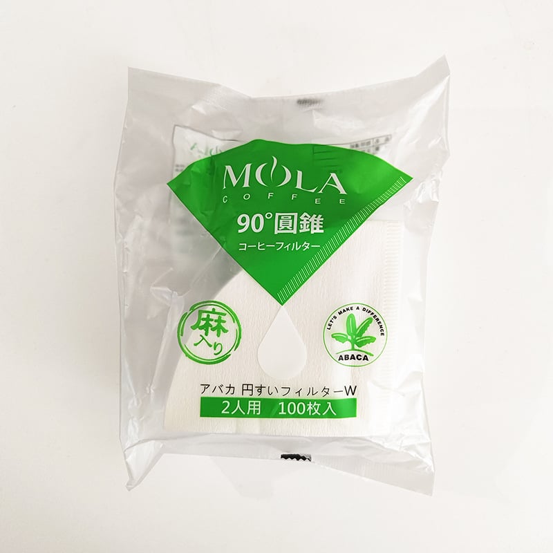 Konusový filtr papiera, originálny, potravinárska kvalita MV6 na pour-over kávu, Sanyo ECaC