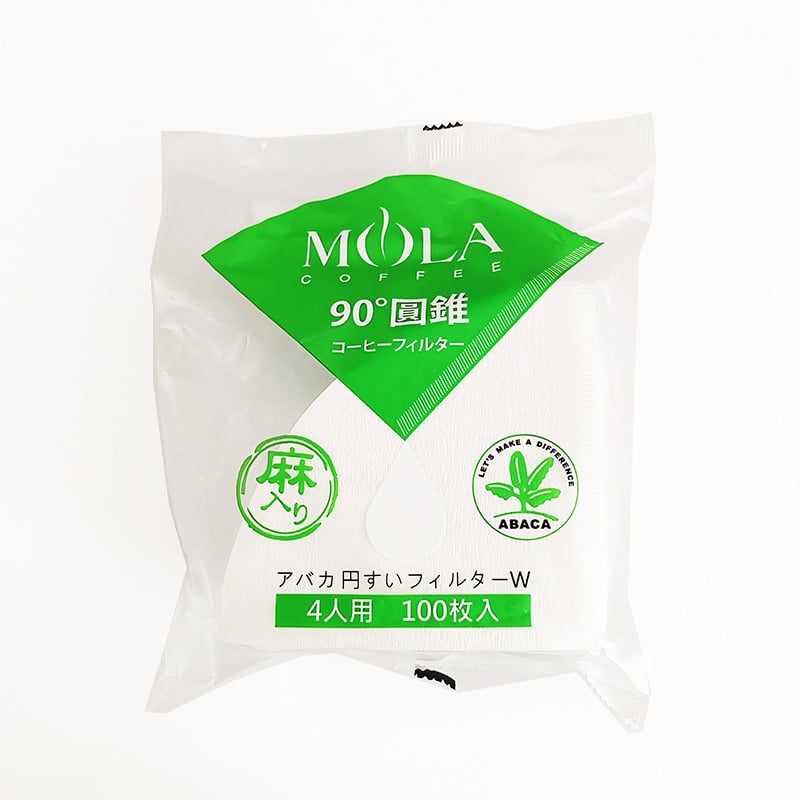 Konusový filtr papiera, originálny, potravinárska kvalita MV6 na pour-over kávu, Sanyo ECaC