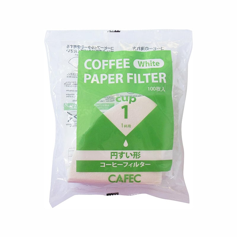 Konusový filtr papiera, originálny, potravinárska kvalita MV6 na pour-over kávu, Sanyo ECaC
