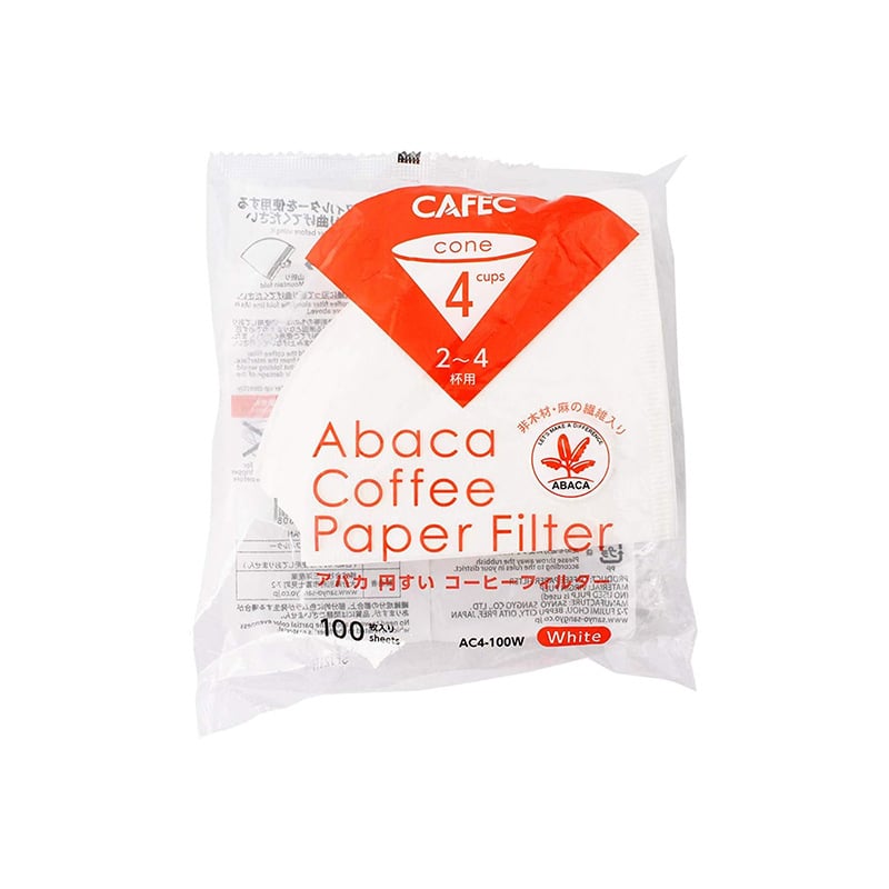 Konusový filtr papiera, originálny, potravinárska kvalita MV6 na pour-over kávu, Sanyo ECaC