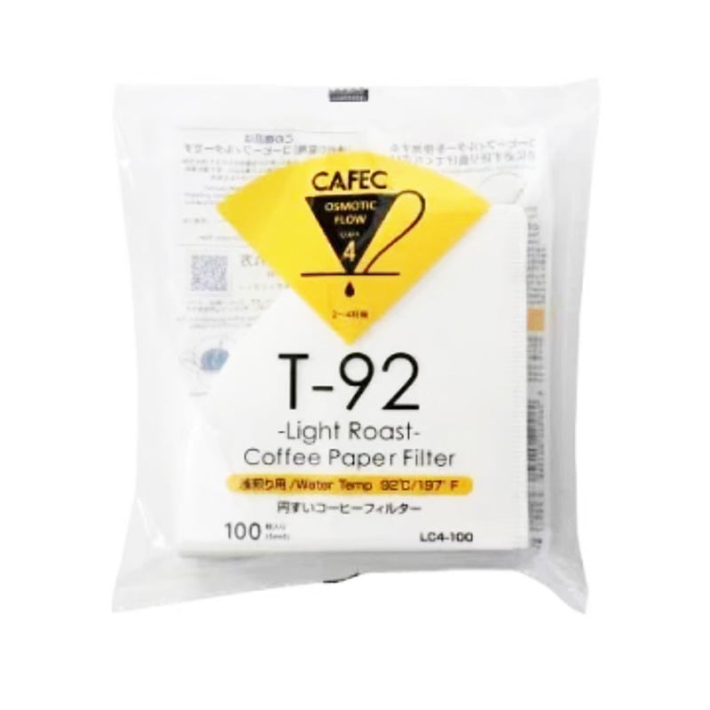 Konusový filtr papiera, originálny, potravinárska kvalita MV6 na pour-over kávu, Sanyo ECaC