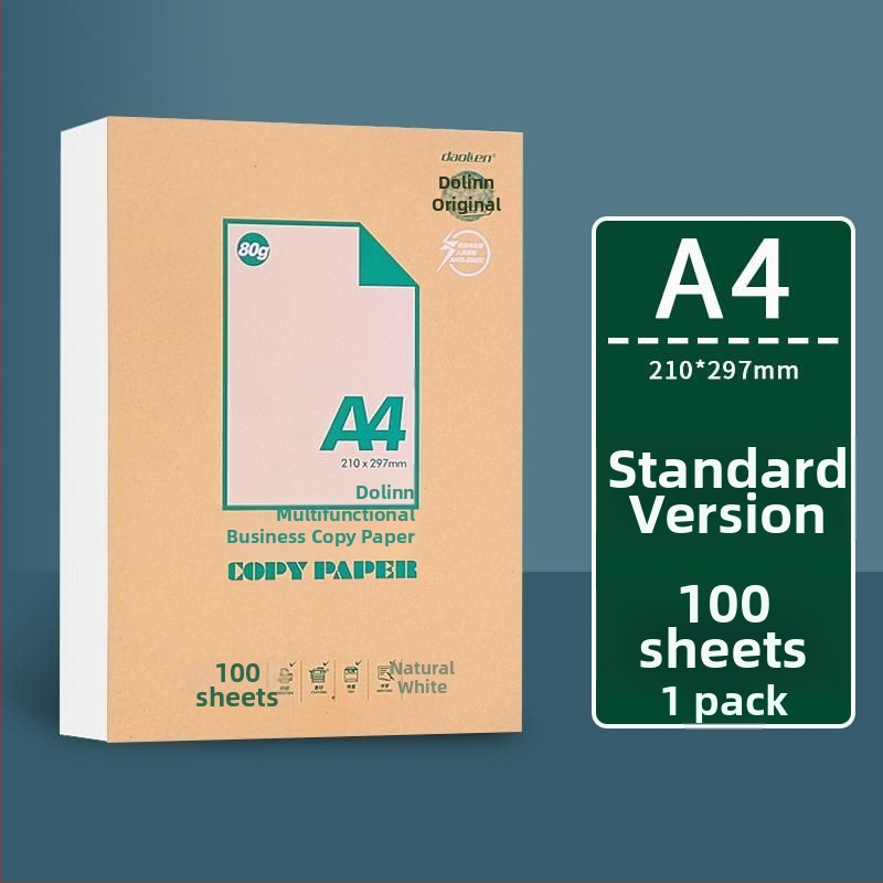 DaoLen A4 papier na domáce úlohy, B5 skicovacie listy, prázdny hrubší kopírovací papier, vhodný na viazanie do zošita