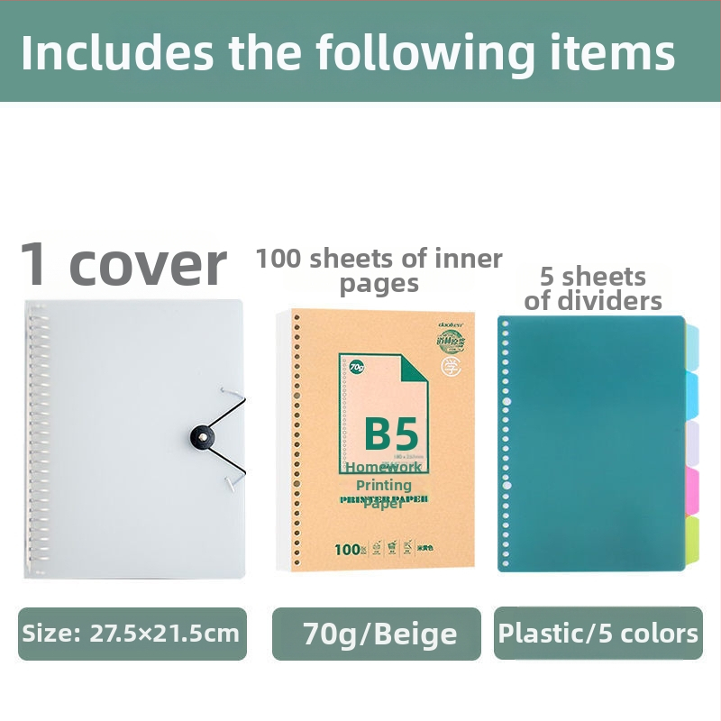 DaoLen A4 papier na domáce úlohy, B5 skicovacie listy, prázdny hrubší kopírovací papier, vhodný na viazanie do zošita