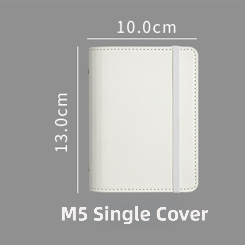 M8Pu binder zošit pre študentov a deti, cestovný zápisník v pastelových farbách, 42 strán, Dowling papier, rozmer 10x13 cm, 5 dier