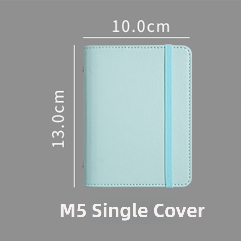 M8Pu binder zošit pre študentov a deti, cestovný zápisník v pastelových farbách, 42 strán, Dowling papier, rozmer 10x13 cm, 5 dier