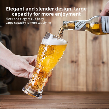 2025 nový luxusný súbor pohárov na pivo pre domáce použitie – jedinečný dizajn, veľká kapacita na čapované pivo