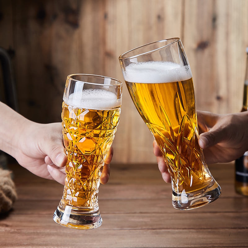 2025 nový luxusný súbor pohárov na pivo pre domáce použitie – jedinečný dizajn, veľká kapacita na čapované pivo