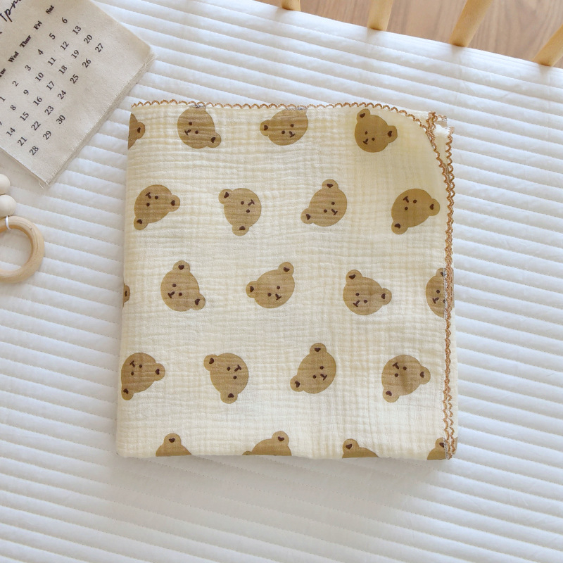 Újszülött géz swaddle takaró, 100% pamut, négy évszakos, babafürdő törölköző
