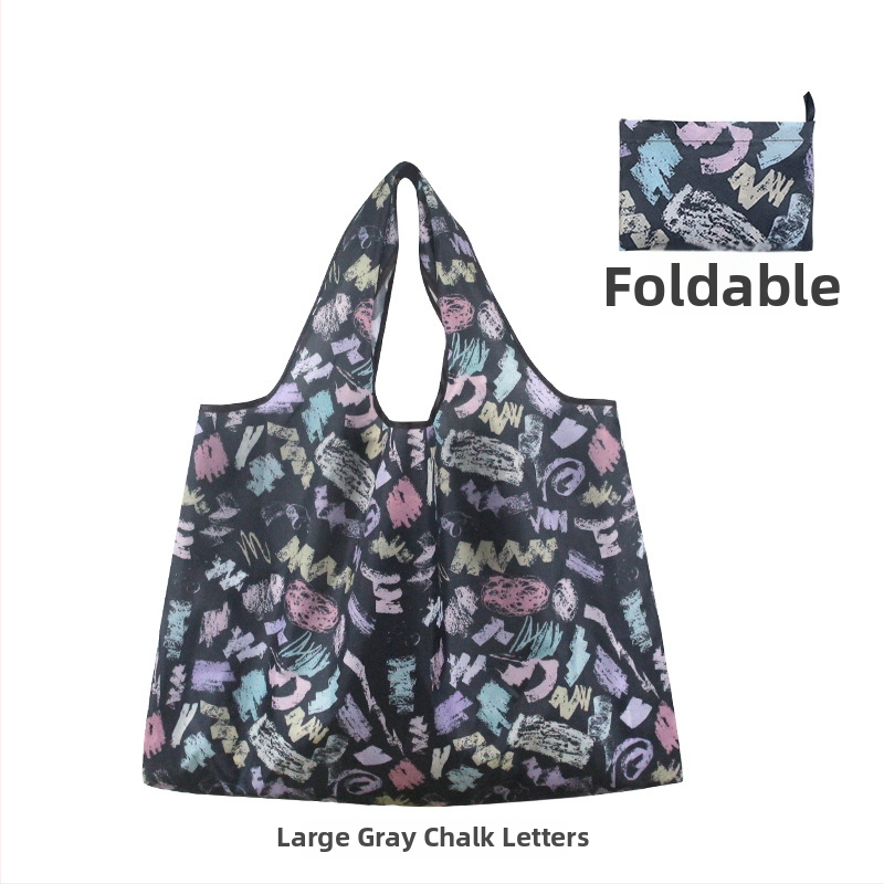 Ekologická zložená taška na nákupy, prenosná taška na potraviny, Oxford textil, potlač hviezdnej oblohy