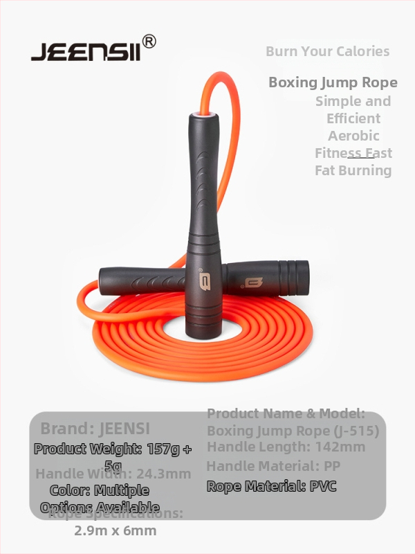 JEENSII R-series R30 6mm PVC užad za preskakanje, fitness i sagorijevanje masnoća, boksački stil