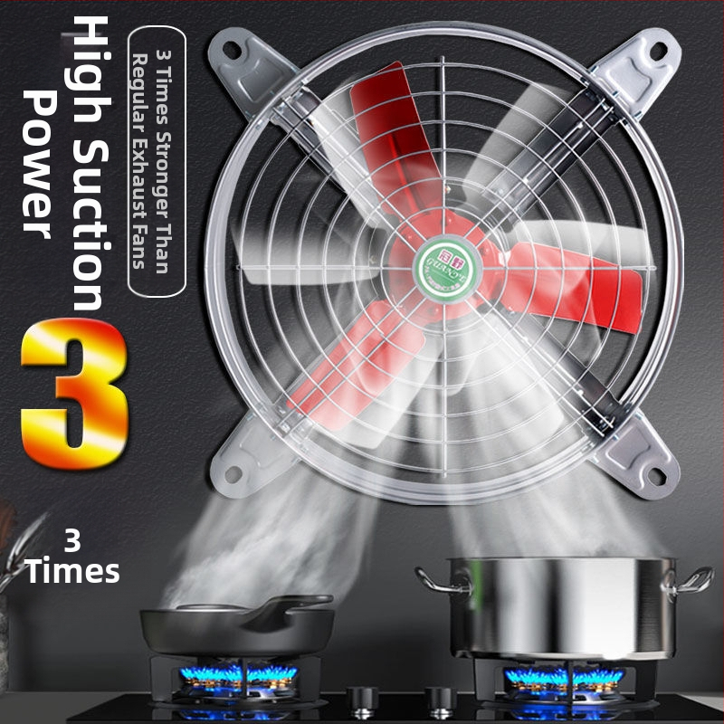 Priemyselný výfukový ventilátor s vysokým výkonom, tichý, pre kuchynskú ventiláciu s vysokou rýchlosťou