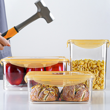 Κουτί συντήρησης φρούτων και τροφίμων για ψυγείο, διαφανές PC δοχείο αποθήκευσης, σφραγισμένο δοχείο ψύξης για εμπορική χρήση