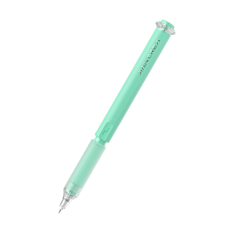 Simple Creation Touch pero: vysúvacie gélové pero s rýchloschnúcim atramentom, plynulé písanie pre študentov, kreatívny dizajn s štetkovým hrotom