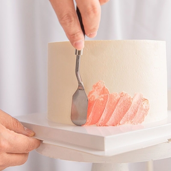 Tortová špachtľa, škrabka na krém a fondant dekoratívny nástroj, čokoládovou pastou na dekoráciu