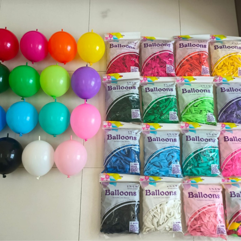 10-palcové latexové balóniky s špičatým chvostom, matný povrch, na svadobné dekorácie a narodeninové oslavy