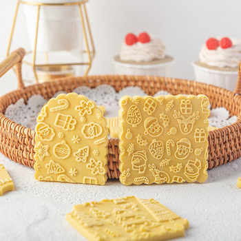 Nový vianočný vyrezávaný valček na cesto na sušienky a fondant