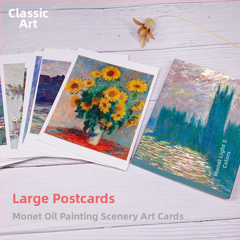 Monet: Svetlo a farba – 32 impresionistických olejomalieb na pohľadniciach