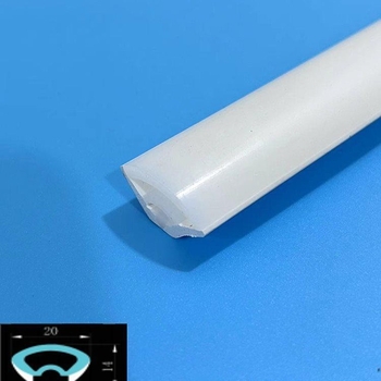 LED pás s V-tvarným rohom na stenu, s silikónovým obalom, pre vonkajšie pružné trojuholníkové svetlo