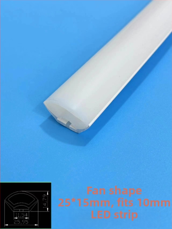 LED pás s V-tvarným rohom na stenu, s silikónovým obalom, pre vonkajšie pružné trojuholníkové svetlo