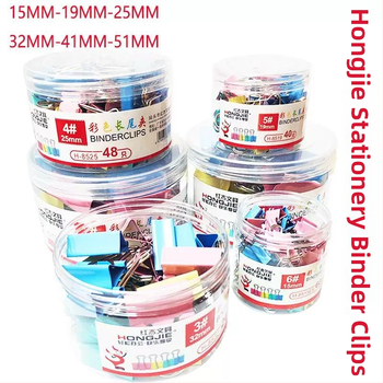 Hongjie Farebné kovové sponky na dokumenty 25 mm – sponky na dokumenty a priečinky