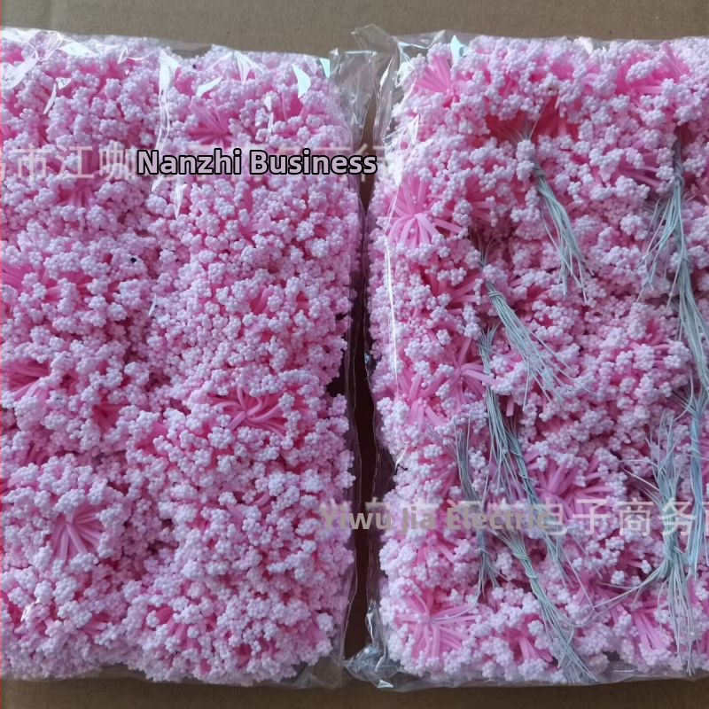 PE kvety set: levanduľové peny kvety, kvety hvieznej oblohy, falošné sušené kvety, venčeky a vinice pre DIY, doplnky k darčekovým krabičkám s cukrovinkami