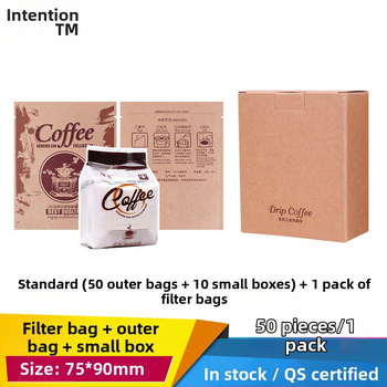 Intention Coffee sada 5 drip bag vreciek, 10 filtrov, vonkajšie vrecko a obal na balenie