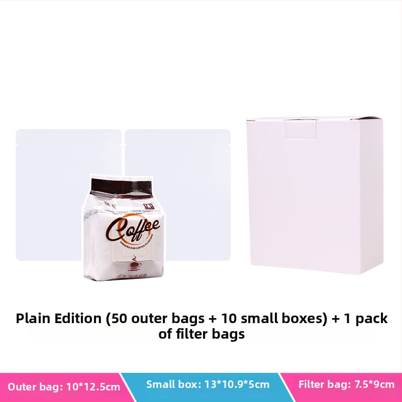 Intention Coffee sada 5 drip bag vreciek, 10 filtrov, vonkajšie vrecko a obal na balenie