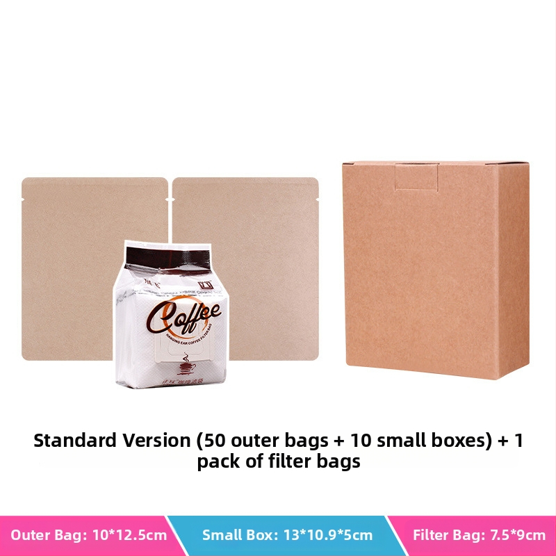Intention Coffee sada 5 drip bag vreciek, 10 filtrov, vonkajšie vrecko a obal na balenie