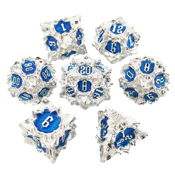 Metalni set kockica za stolne RPG igre: Dungeons & Dragons i Cthulhu