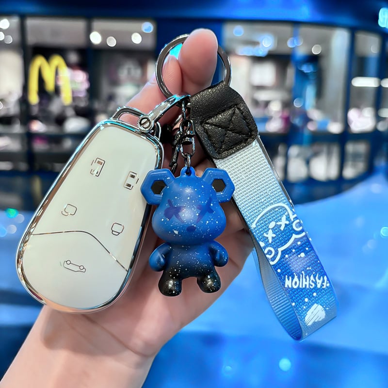 Set futrola za automobilni ključ Lantu Dreamer PHEV 2024 Blueprint — vrhunski dizajn, s kopčom