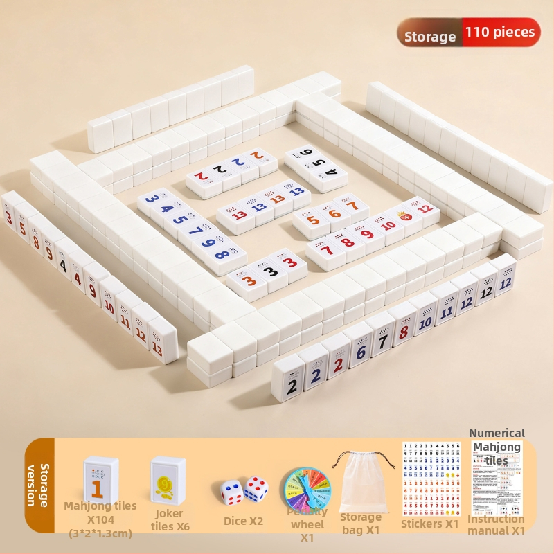 Lami društvena igra: izraelske digitalne mahjong pločice, edukativna igra za djecu od 3 do 6 godina i više, trening matematičkog razmišljanja
