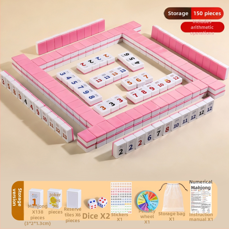 Lami društvena igra: izraelske digitalne mahjong pločice, edukativna igra za djecu od 3 do 6 godina i više, trening matematičkog razmišljanja