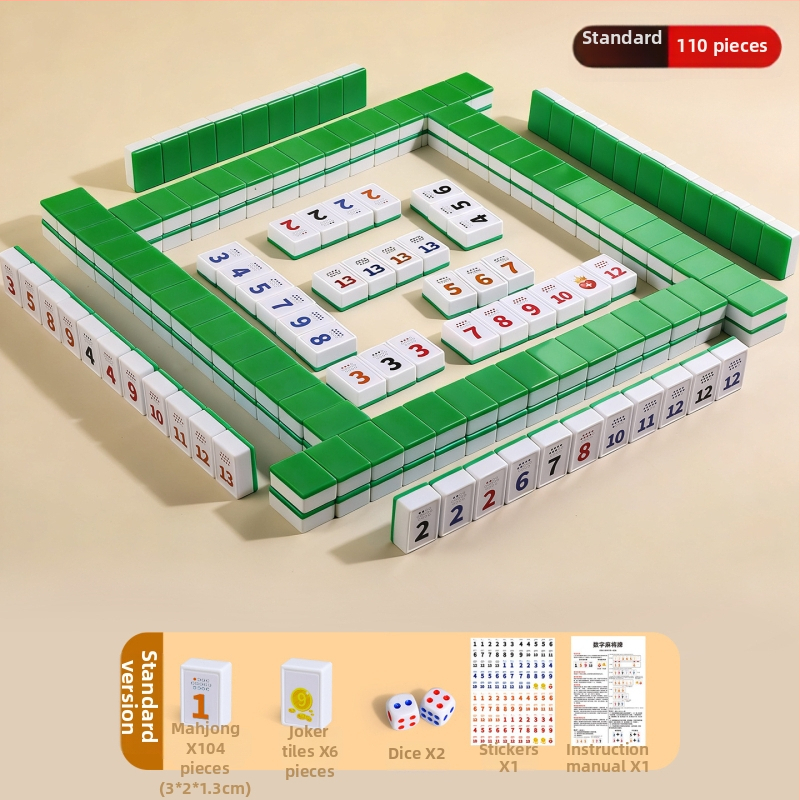Lami društvena igra: izraelske digitalne mahjong pločice, edukativna igra za djecu od 3 do 6 godina i više, trening matematičkog razmišljanja