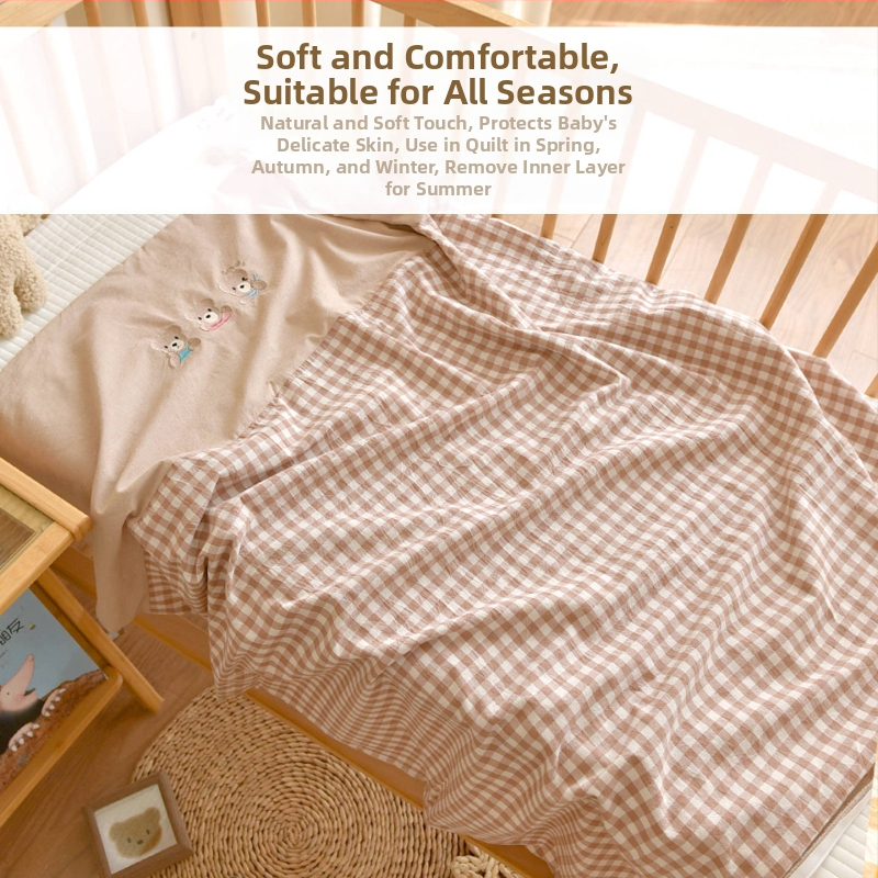 Povlak na paplón z 100% bavlny pre novorodenca, veľkosť 1,2 m, vhodný na všetky ročné obdobia
