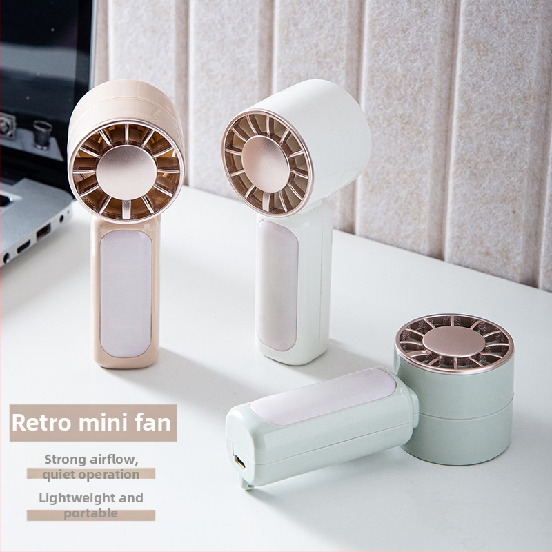 Ručný malý ventilátor s turbínou, prenosný, USB nabíjanie, pre vonkajšie použitie