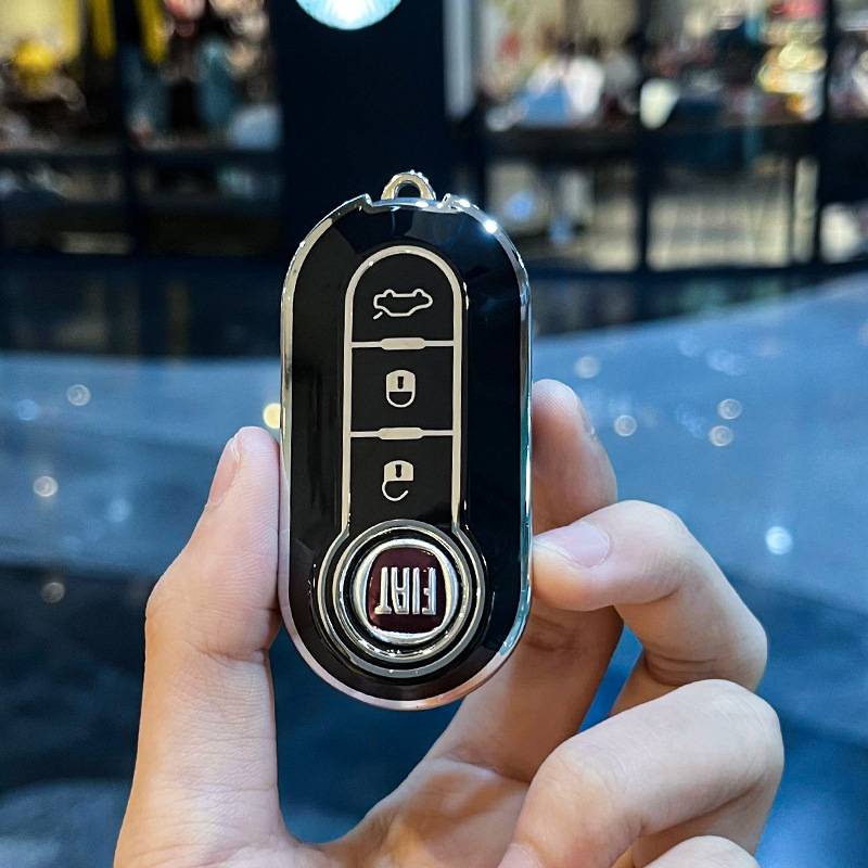 Unisex visokokvalitetno TPU kućište za ključ Fiat 500, Bravo, Iveco Ousheng